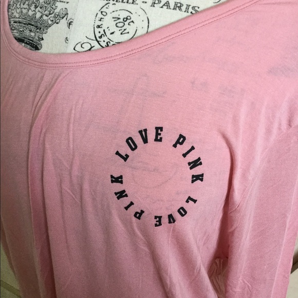 🎀💗PINK Super Soft Open Back Tee💗🎀 - Picture 2 of 6